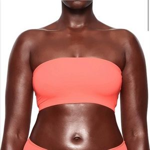 NWT Skims Neon Coral Bandeu XL